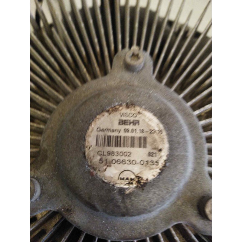 Recambio de ventilador viscoso motor para man tgx 18.480 12.4 diesel referencia OEM IAM 51066300135 51066300149 - Blanco 2