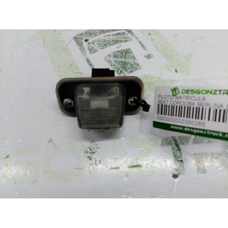 Recambio de piloto matricula para seat cordoba berlina (6k2) dream (1997) referencia OEM IAM 6K0943021A  