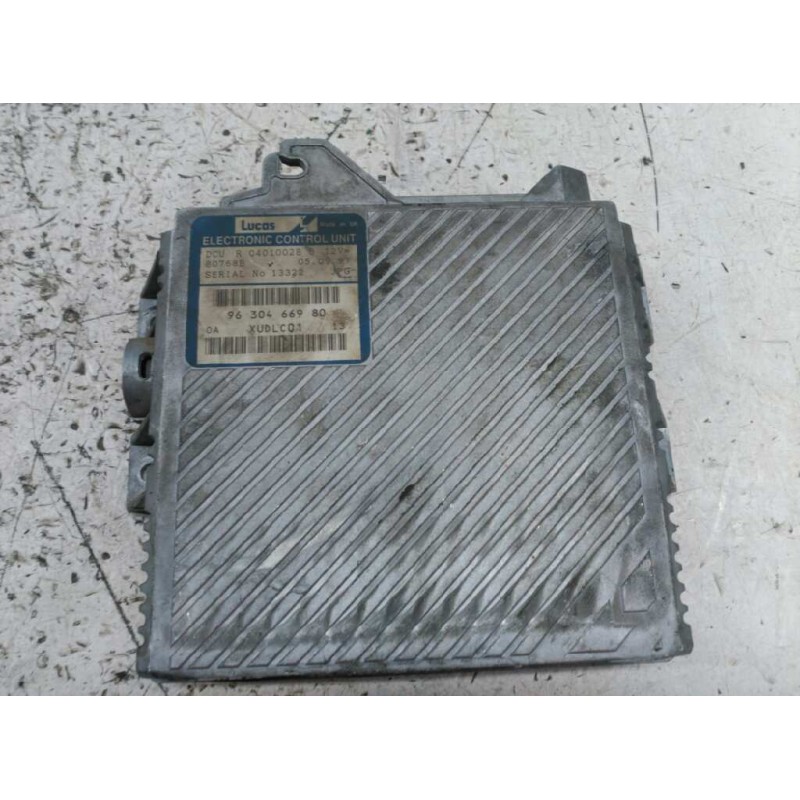 Recambio de centralita motor uce para peugeot 406 berlina (s1/s2) 2.1 turbodiesel cat referencia OEM IAM 9630466980 04010028 LUC