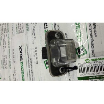 Recambio de piloto matricula para seat ibiza (6k) básico referencia OEM IAM   