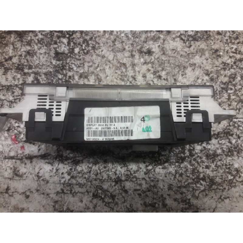 Recambio de pantalla multifuncion para nissan almera (n16/e) acenta referencia OEM IAM 28090BU701A NS0135924 - Negro 2