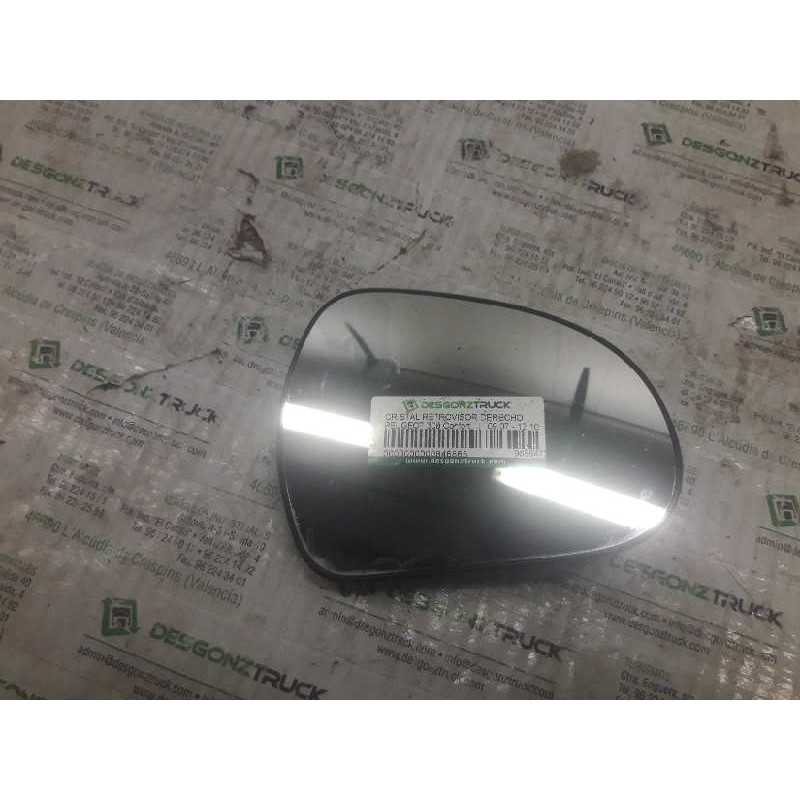 Recambio de cristal retrovisor derecho para peugeot 308 confort referencia OEM IAM 96864732  