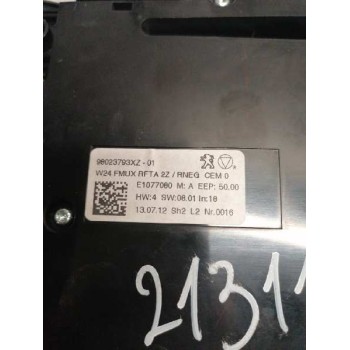 Recambio de mando climatizador para peugeot 508 allure hybrid4 referencia OEM IAM 98023793XZ 6 PINS 