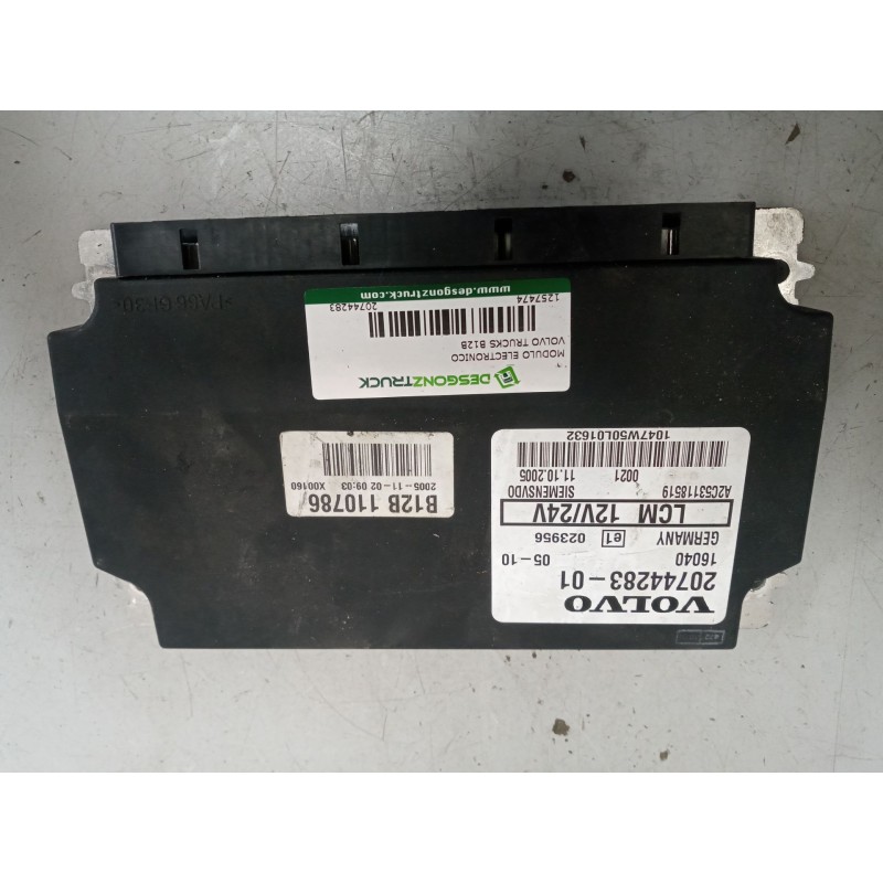 Recambio de modulo electronico para volvo trucks b12b referencia OEM IAM 20744283  