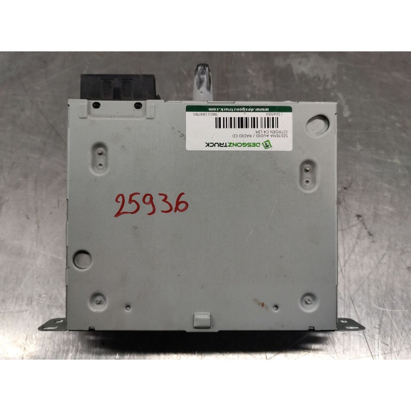 Recambio de sistema audio / radio cd para citroën c4 lim. business referencia OEM IAM 9801189780 - Gris 4
