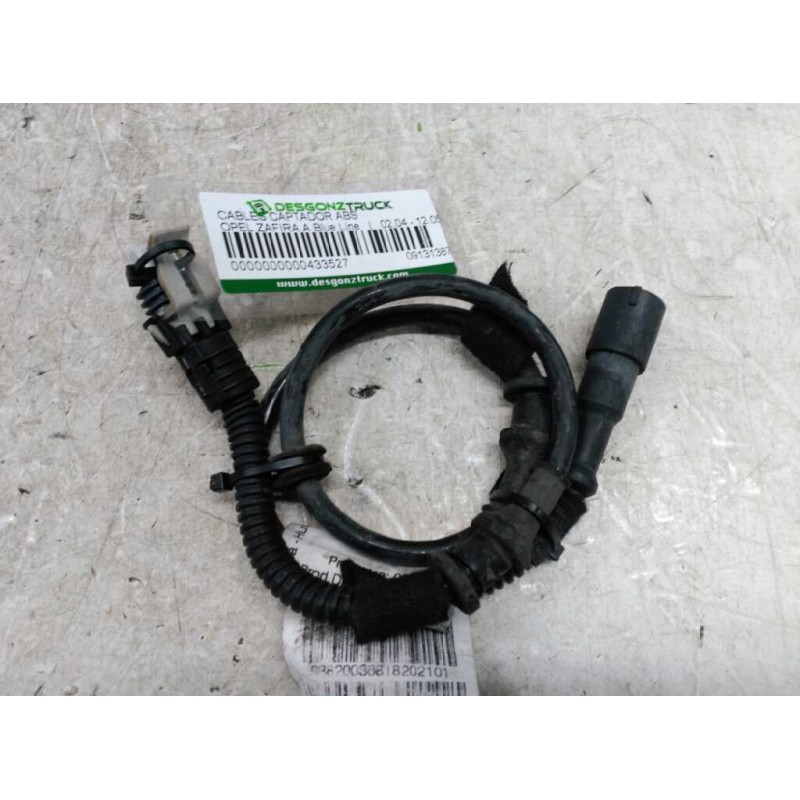 Recambio de cables captador abs para opel zafira a blue line referencia OEM IAM 09131387  