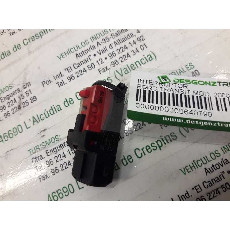Recambio de interruptor para ford transit mod. 2000 combi ft 330 2.4 largo referencia OEM IAM 93BG18578EA VENTILADOR - Blanco