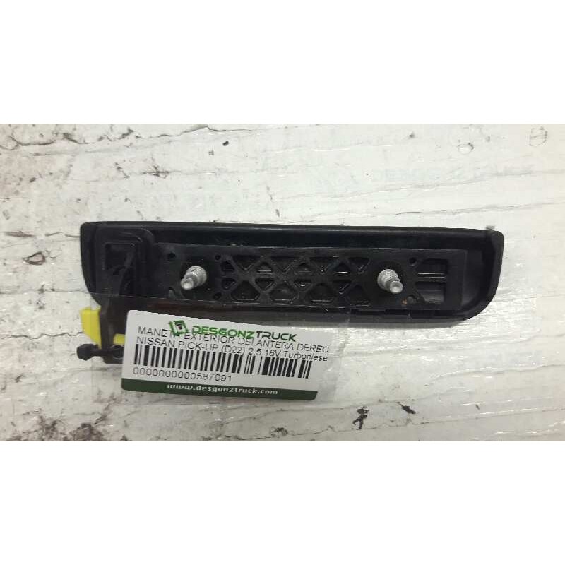 Recambio de maneta exterior delantera derecha para nissan pick-up (d22) 2.5 16v turbodiesel cat referencia OEM IAM - Blanco 2
