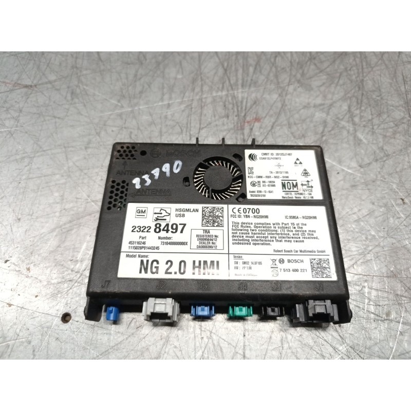 Recambio de modulo electronico para opel insignia berlina expression referencia OEM IAM 23228497 - Gris 2