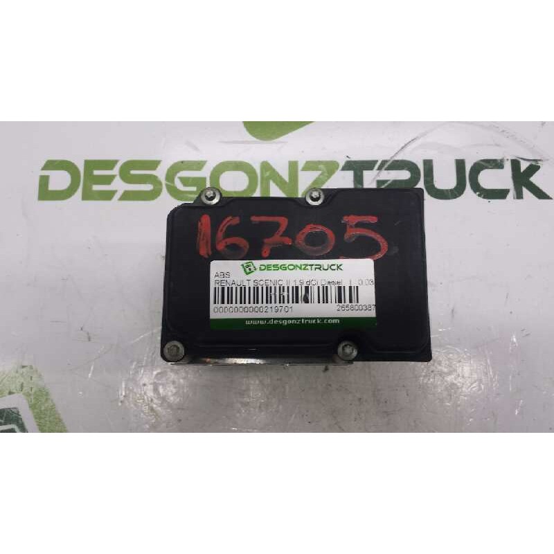 Recambio de abs para renault scenic ii 1.9 dci diesel referencia OEM IAM 265800387  