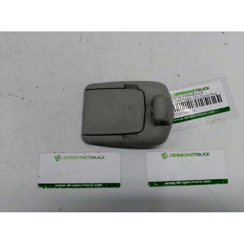 Recambio de soportes de parasoles para peugeot partner (s2) combi plus referencia OEM IAM   