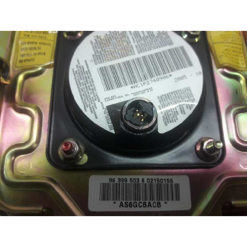 Recambio de airbag delantero izquierdo para chevrolet kalos 1.2 s (d/a) referencia OEM IAM 96399503602150155 AC1P2740906 AS6GCBA - Negro 3