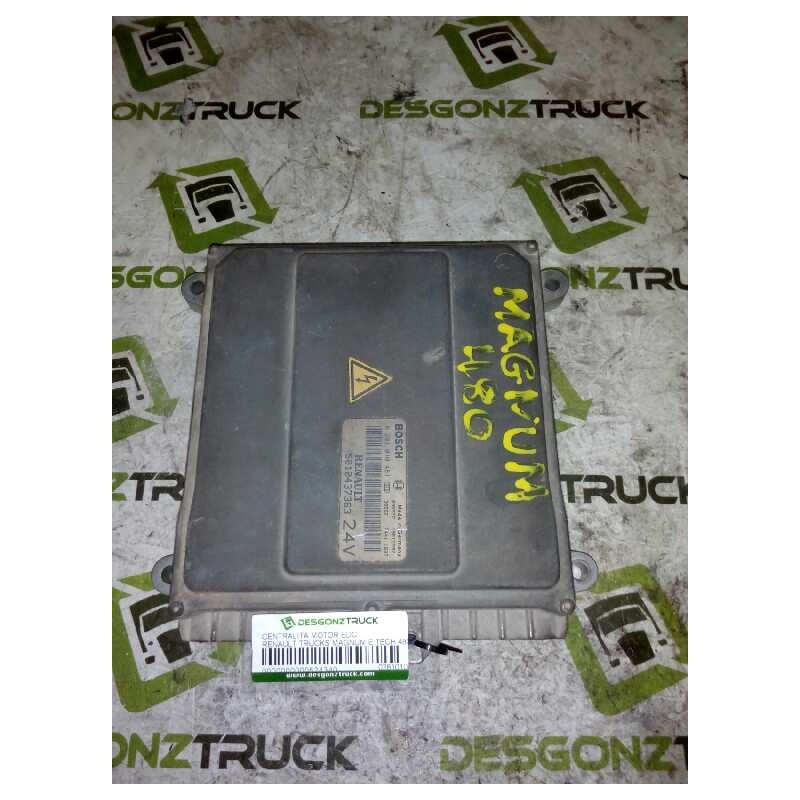 Recambio de centralita motor edc para renault trucks magnum e.tech 480.18 (472-480cv) referencia OEM IAM 0281010481 5010437363 