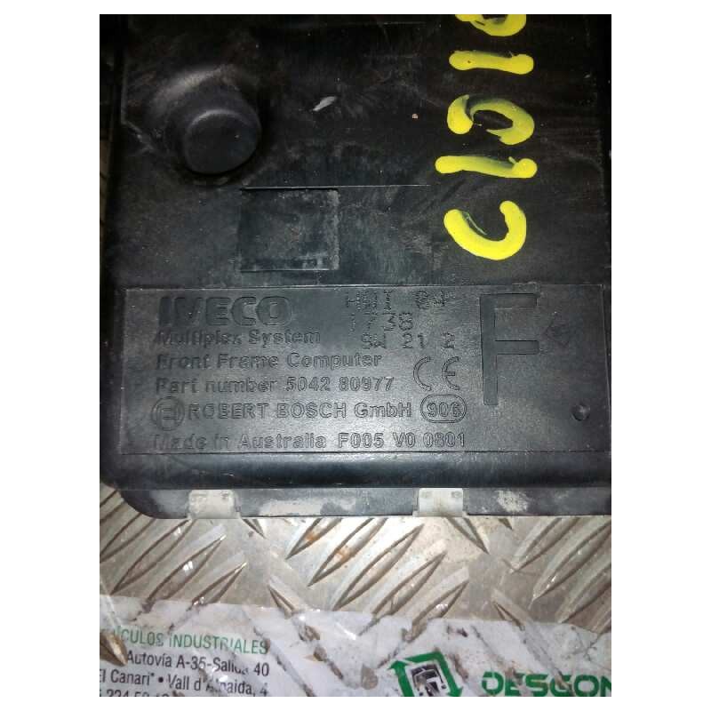 Recambio de modulo electronico para iveco stralis (as) fg /fp  4x2 gran espacio referencia OEM IAM 504280977 SW 21.2 - Negro 2