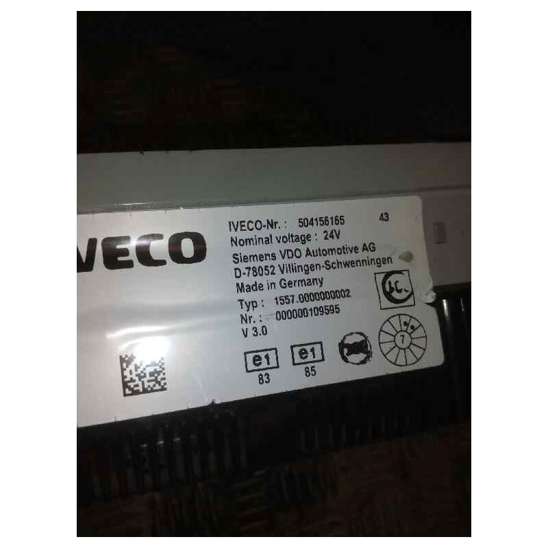 Recambio de cuadro instrumentos para iveco stralis (as) fsa t / fp lt 4x2 gran espacio referencia OEM IAM 504156165 - Rojo 4