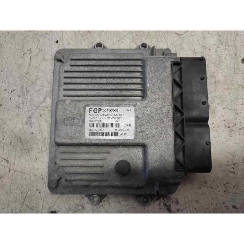 Recambio de centralita motor uce para opel corsa c blue line referencia OEM IAM 55190069 7160002306 