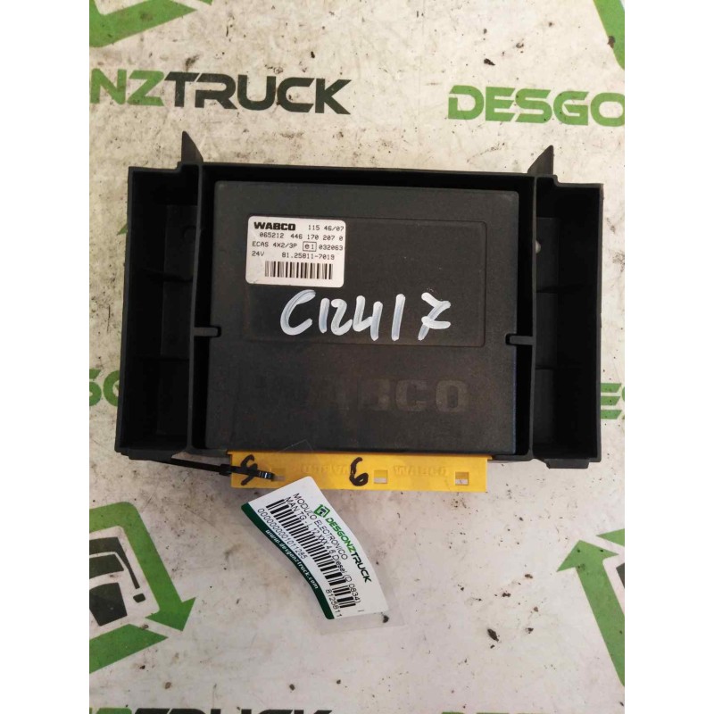 Recambio de modulo electronico para man tg - l 12.xxx 4.6 diesel (d 0834) referencia OEM IAM 81258117019 4461702070 CENTRALITA E