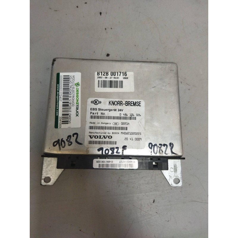 Recambio de modulo electronico para volvo trucks b 12 b12ble (340cv) referencia OEM IAM 20410009 0486106026 CENTRALITA EBS