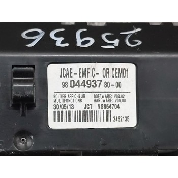 Recambio de pantalla multifuncion para citroën c4 lim. business referencia OEM IAM 980449378000  