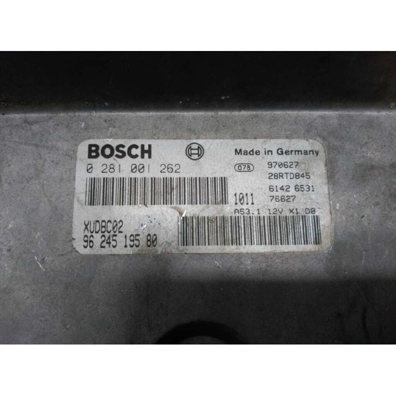 Recambio de centralita motor uce para citroën xantia berlina 1.9 diesel referencia OEM IAM 0281001262 9624519580 - Rojo 2