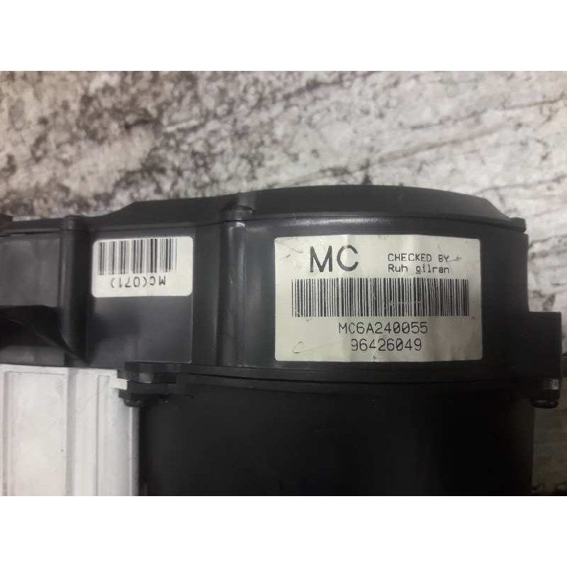 Recambio de cuadro instrumentos para chevrolet kalos 1.2 s (d/a) referencia OEM IAM MC6A240055 96426049 - Negro 2