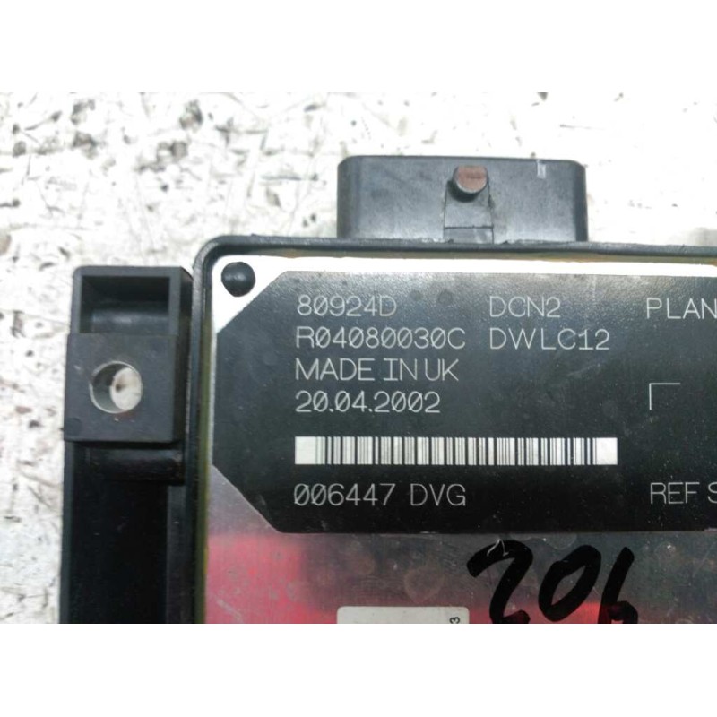 Recambio de centralita motor uce para peugeot 206 berlina x-line referencia OEM IAM 9641390180 9646672880 R04080030C - Naranja 2