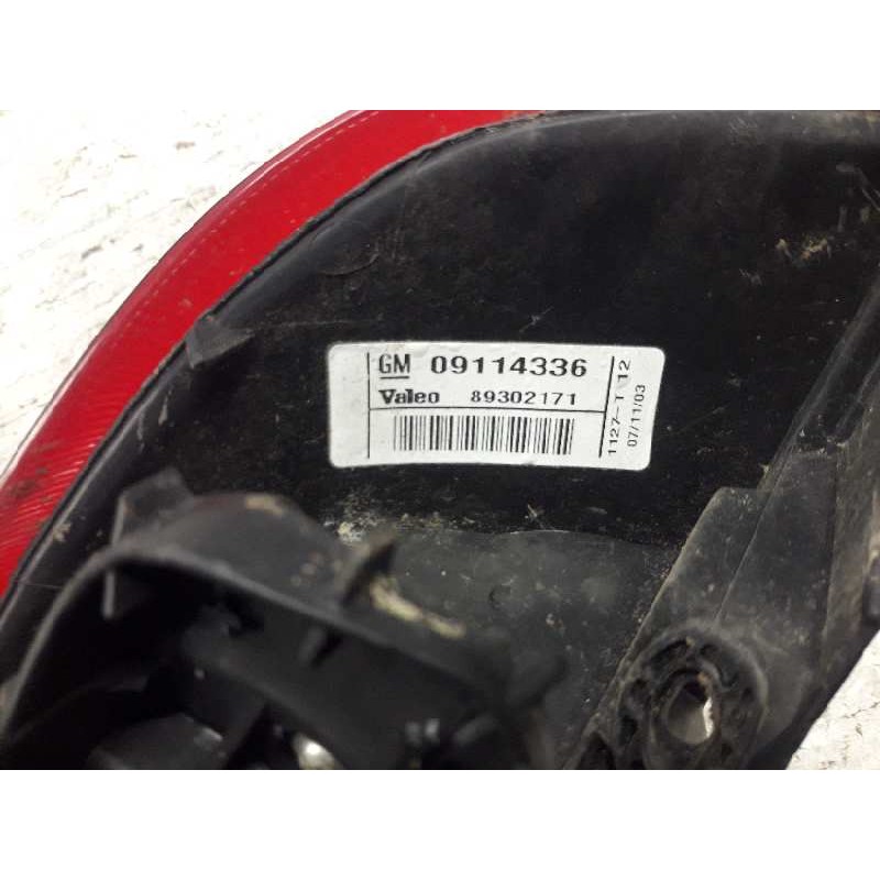 Recambio de piloto trasero izquierdo para opel corsa c club referencia OEM IAM 09114336 3