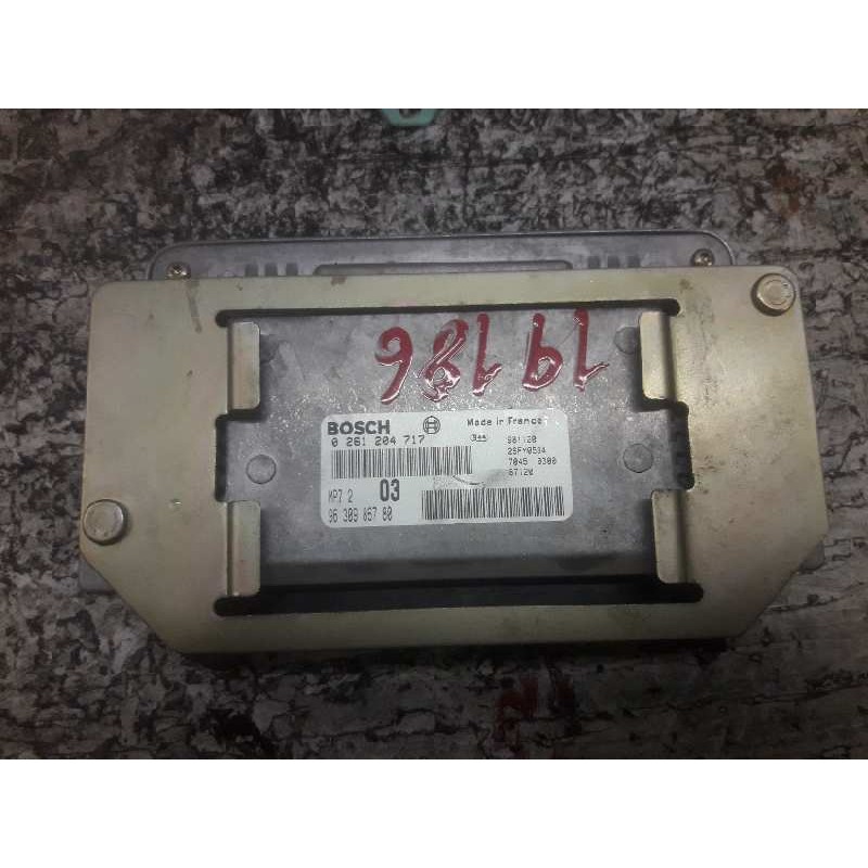 Recambio de centralita motor uce para peugeot 306 berlina 3/4/5 puertas (s2) boulebard referencia OEM IAM 0261204717 9630986780 