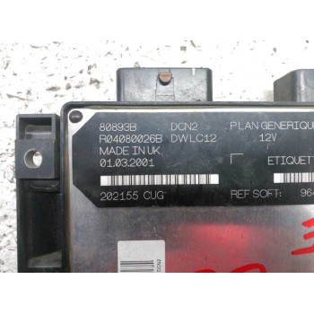 Recambio de centralita motor uce para citroën berlingo 1.9 diesel referencia OEM IAM R04080026B 9839587680 9642398380