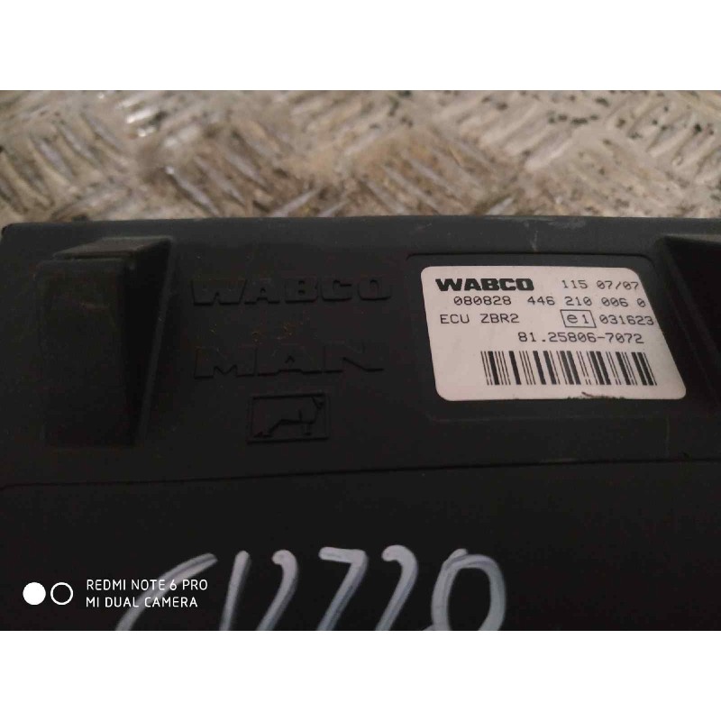 Recambio de modulo electronico para man tg - a 18.440 fg / bb (e3/e4) xl referencia OEM IAM 81258067072 4462100060 CENTRALITA EC - Blanco 2