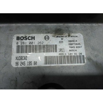 Recambio de centralita motor uce para peugeot 406 berlina (s1/s2) sldt referencia OEM IAM 0281001262 9624519580 