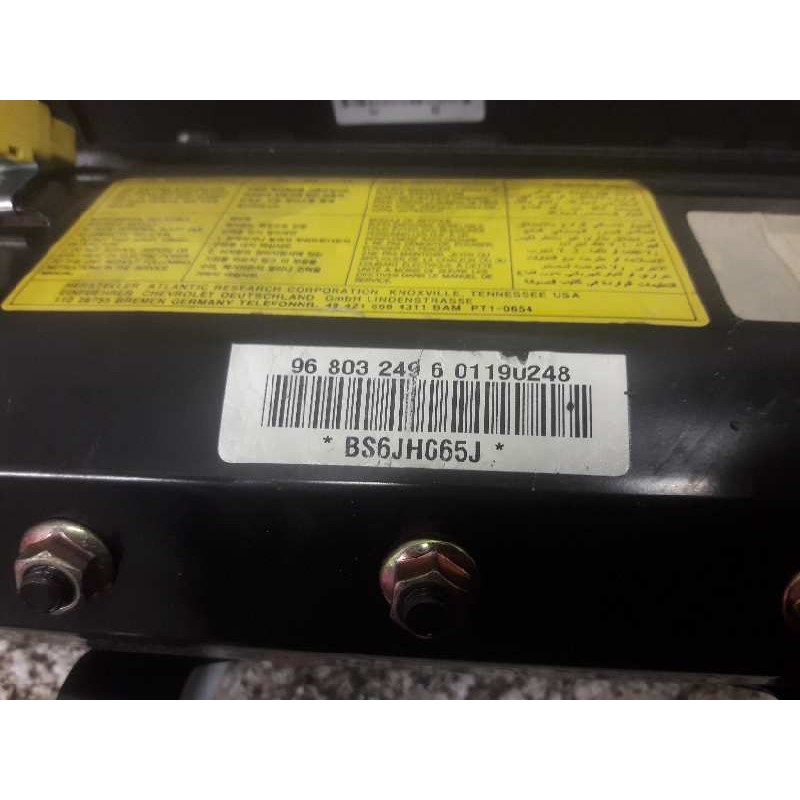 Recambio de airbag delantero derecho para chevrolet kalos 1.2 s (d/a) referencia OEM IAM 96803249 601190248 BS6JH065J 788486SA18 - Negro 3
