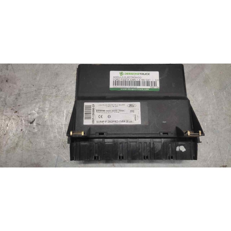 Recambio de modulo electronico para ford fiesta (cbk) 1.4 16v cat referencia OEM IAM 2S6T15K600CF 5WK48032D 