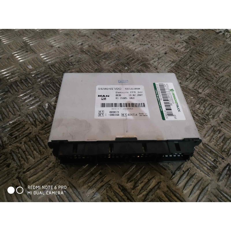 Recambio de modulo electronico para man tg - a 18.440 fg / bb (e3/e4) xl referencia OEM IAM 81258057069  CENTRALITA ELEKTRONIC F - Blanco