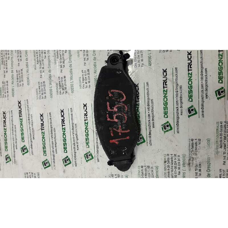 Recambio de pastillas de freno delanteras para ford transit caja cerrada, corta (fy) (2000 =>) ft 260 2.0 referencia OEM IAM - Blanco