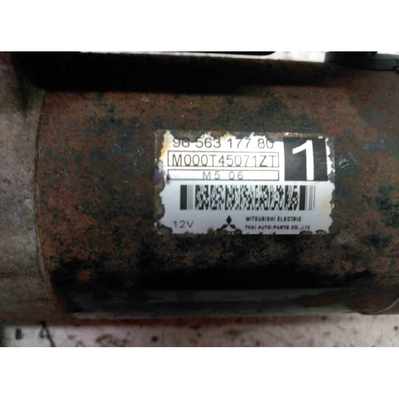Recambio de motor arranque para citroën c2 furio referencia OEM IAM 9656317780 8 DIENTES M000T45071ZT - Azul 4