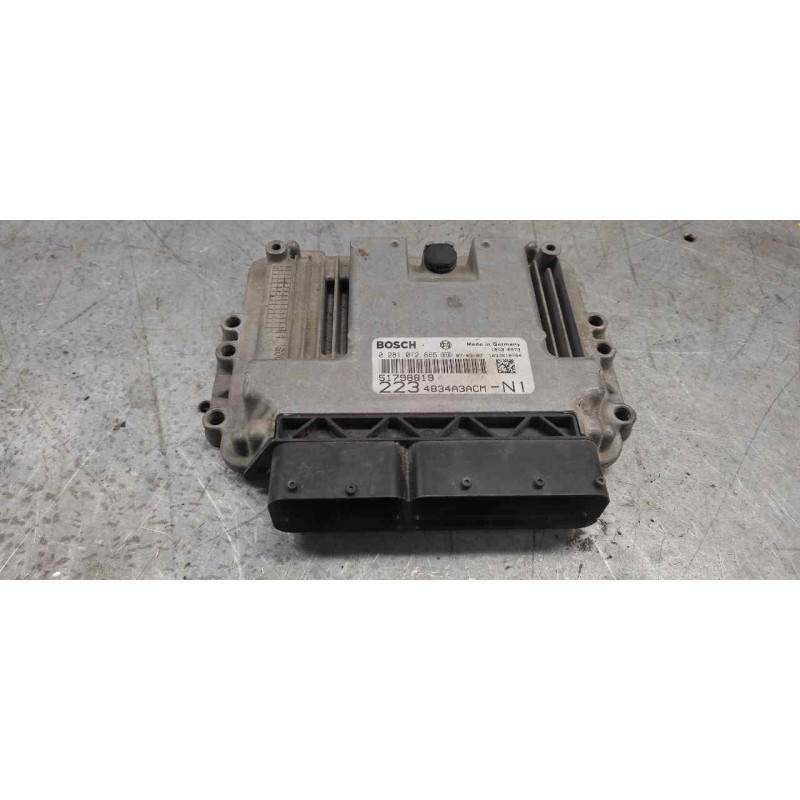 Recambio de centralita motor uce para fiat doblo (119) 1.9 jtd cat referencia OEM IAM 0281012865 51798819 1039S18754