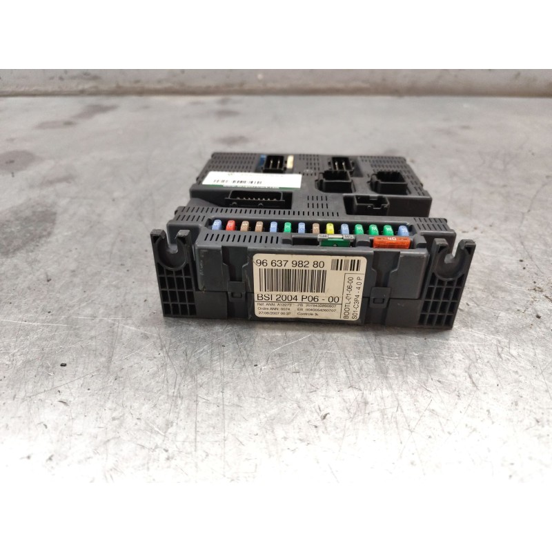 Recambio de caja reles / fusibles para peugeot 207/207+ (wa_, wc_) 1.4 16v referencia OEM IAM 9663798280  BSI - Plata 3