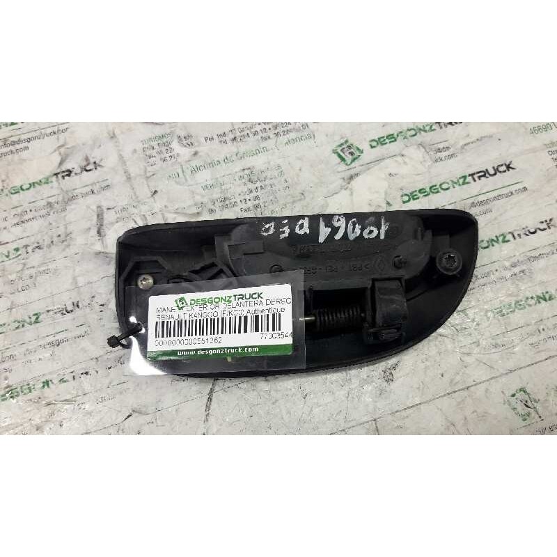 Recambio de maneta exterior delantera derecha para renault kangoo (f/kc0) authentique referencia OEM IAM 7700354479  