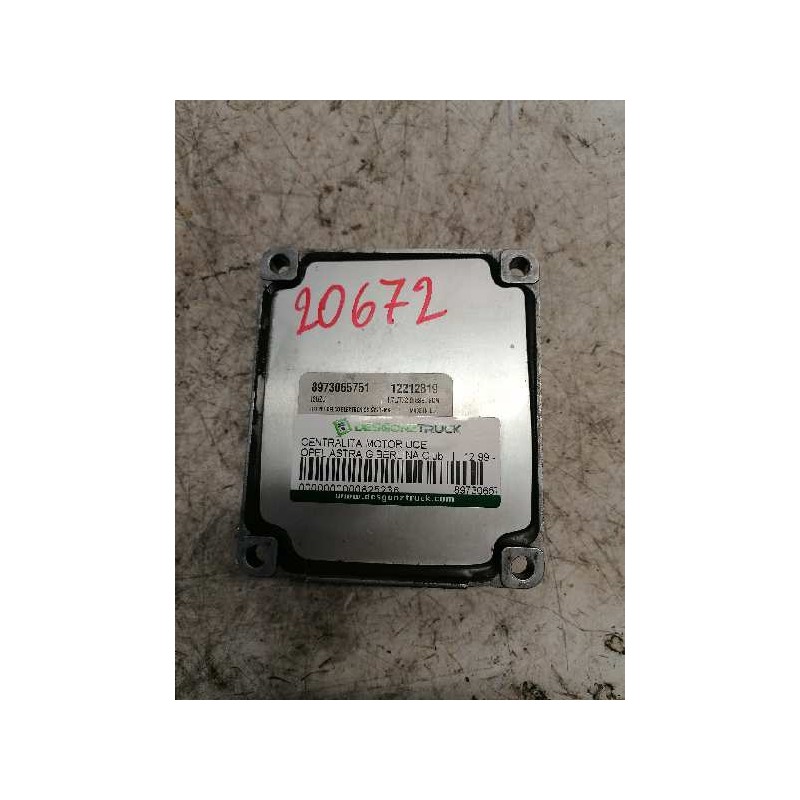Recambio de centralita motor uce para opel astra g berlina club referencia OEM IAM 8973065751 12212819 2