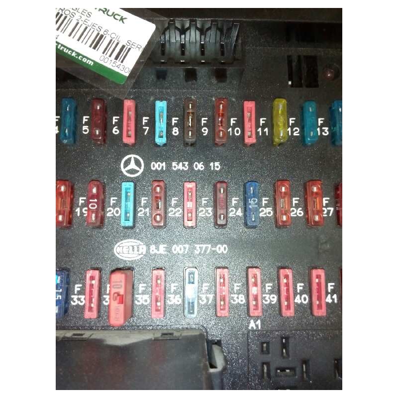 Recambio de caja reles / fusibles para mercedes-benz actros 2-ejes 6-cil. serie/bm 1843 (4x2) om 501 la l (largo) referencia OEM 2