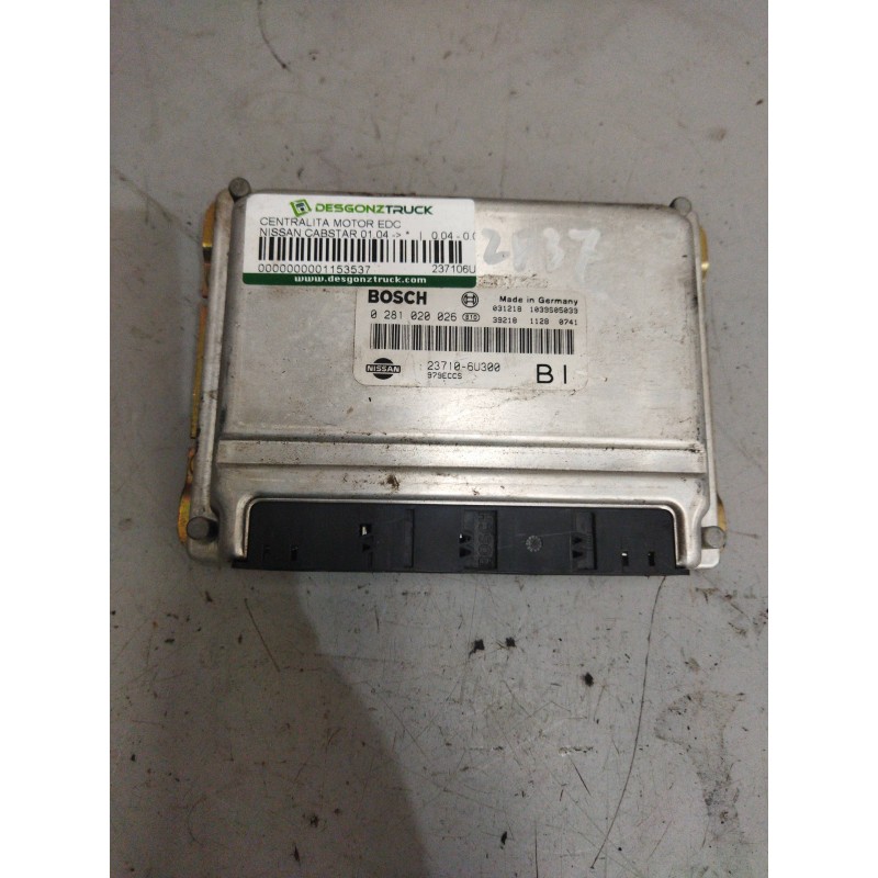 Recambio de centralita motor edc para nissan cabstar 01.04 referencia OEM IAM 237106U300 0281020026 