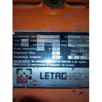 Recambio de alternador para iveco trucks autobus .... referencia OEM IAM 10EXR180L2 127472 MOTOR ELECTRICO
