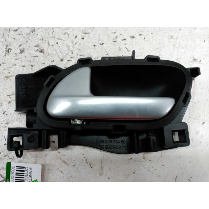 Recambio de maneta interior trasera izquierda para citroën c5 berlina 1.6 hdi fap referencia OEM IAM 9660525480 9685950377 