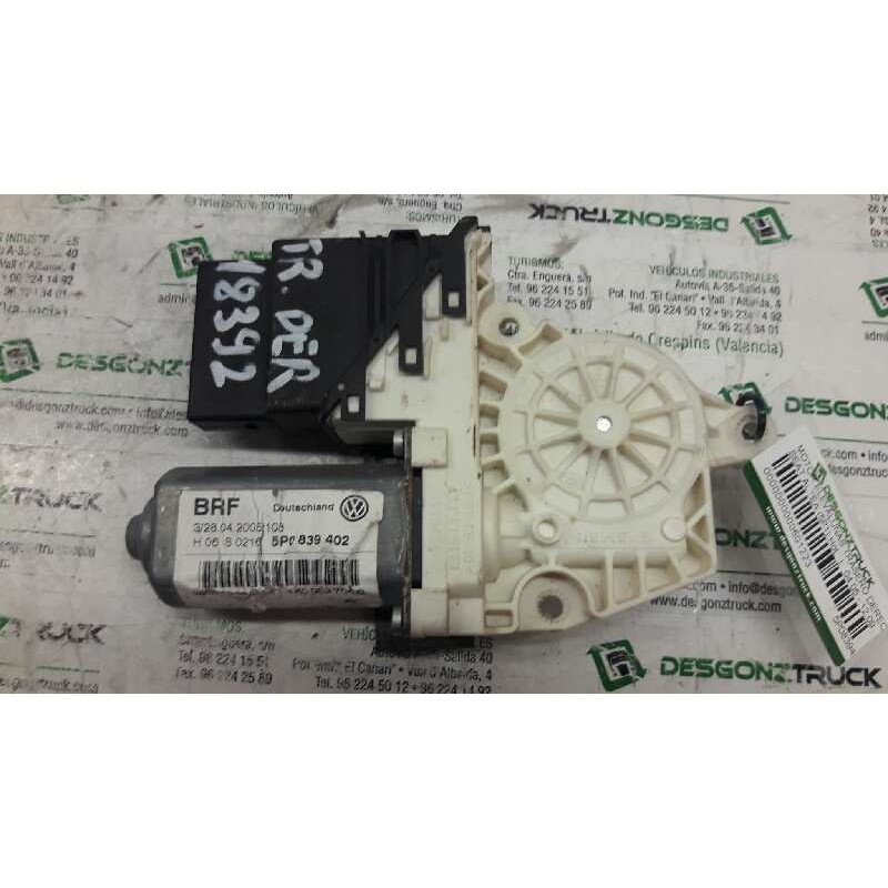 Recambio de motor elevalunas trasero derecho para seat altea (5p1) hot referencia OEM IAM 5P0839402  