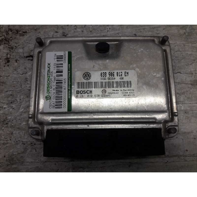 Recambio de centralita motor uce para seat ibiza (6l1) fresh referencia OEM IAM 038906012EM 0281010690 BOSCH