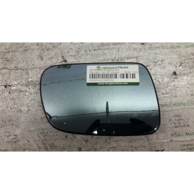 Recambio de retrovisor derecho para peugeot 407 st confort referencia OEM IAM  SOLO CRISTAL 