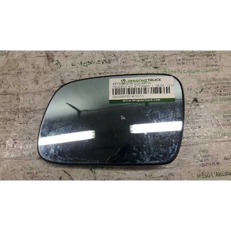 Recambio de retrovisor izquierdo para peugeot 407 st confort referencia OEM IAM  SOLO CRISTAL 