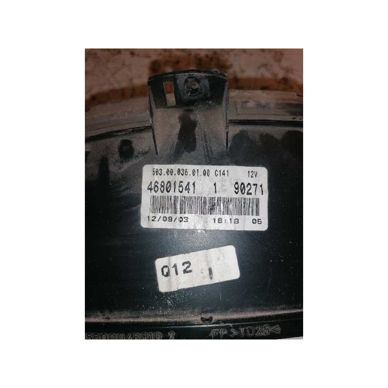 Recambio de cuadro instrumentos para fiat panda (169) 1.1 8v referencia OEM IAM 503000360100C141 46801541190271 - Blanco 2