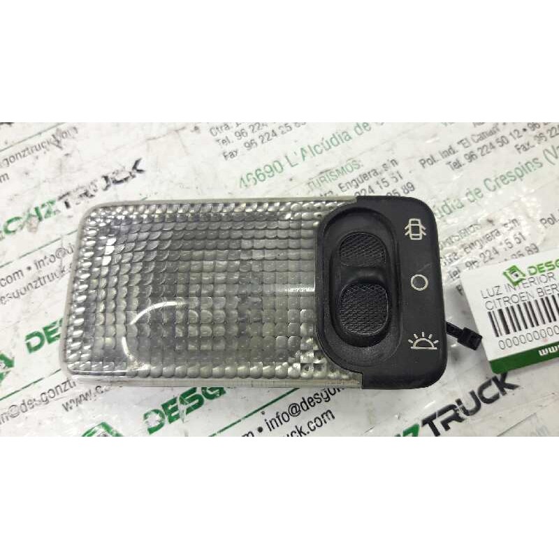 Recambio de luz interior para citroën berlingo 1.9 600 d furg. referencia OEM IAM  TRASERA 